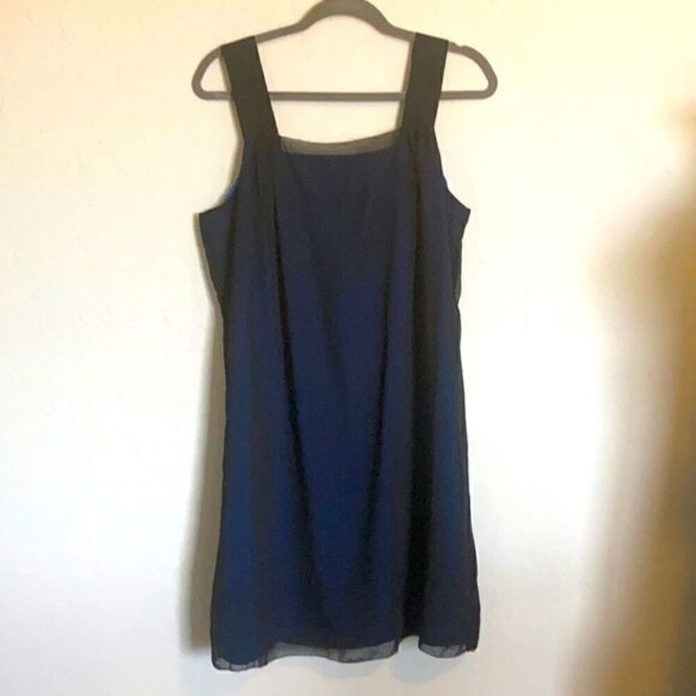 Black and blue dress 